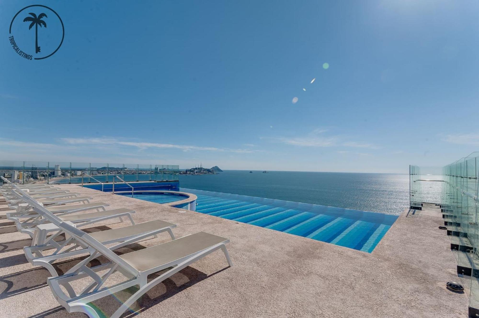 Terraza Con Vista Al Mar, Bbq Y Piscina Διαμέρισμα Mazatlán Εξωτερικό φωτογραφία